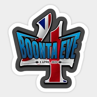 Boonta 4 Logo Shirt Sticker